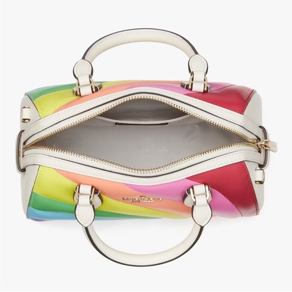♠️kate spade Pride Rainbow Collection Leather Duffle Crossbody Bag NWT - Picture 6 of 16